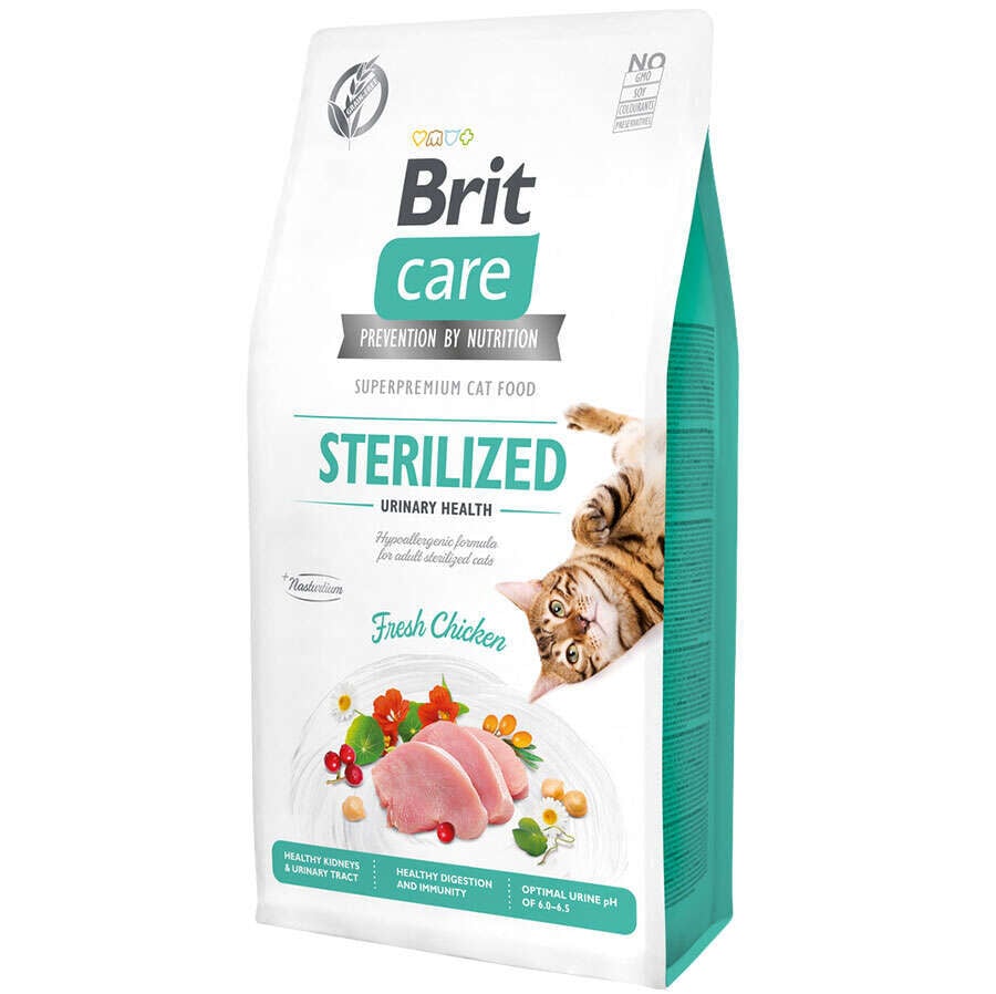 Brit Care Sterilized Urinary Health Tavuklu Tahılsız Kısırlaştırılmış Kedi Maması 2 Kg