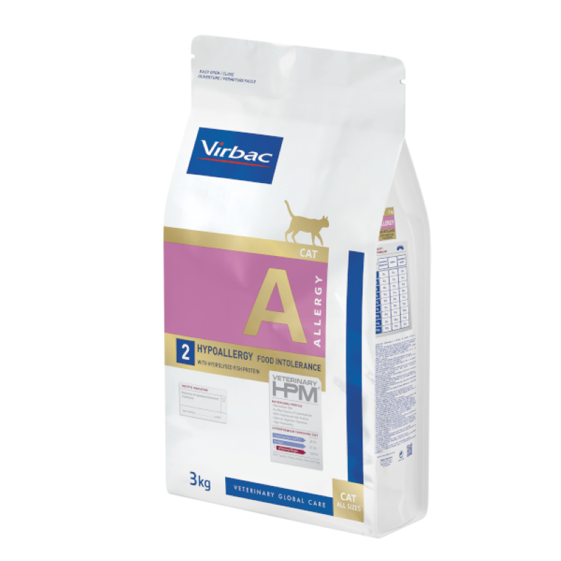 Virbac A2 Hypoallergy Food Intolerance Yetişkin Kedi Maması 3 Kg