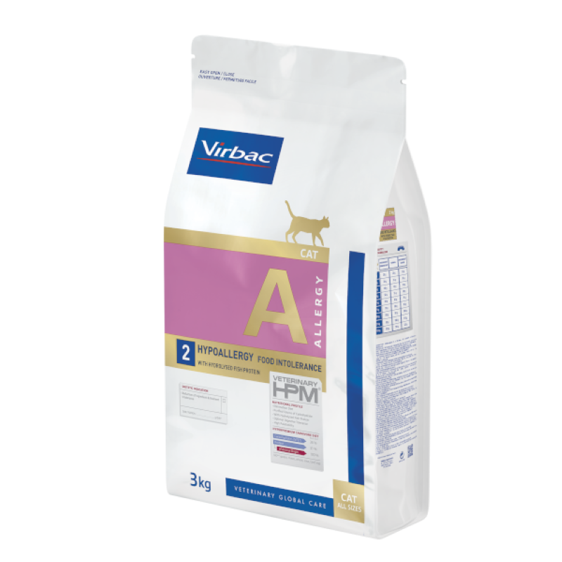 Virbac A2 Hypoallergy Food Intolerance Yetişkin Kedi Maması 3 Kg