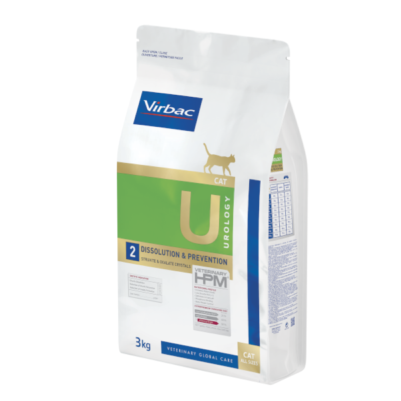 Virbac U2 Urology Dissolution & Prevention Yetişkin Kedi Maması 3 Kg