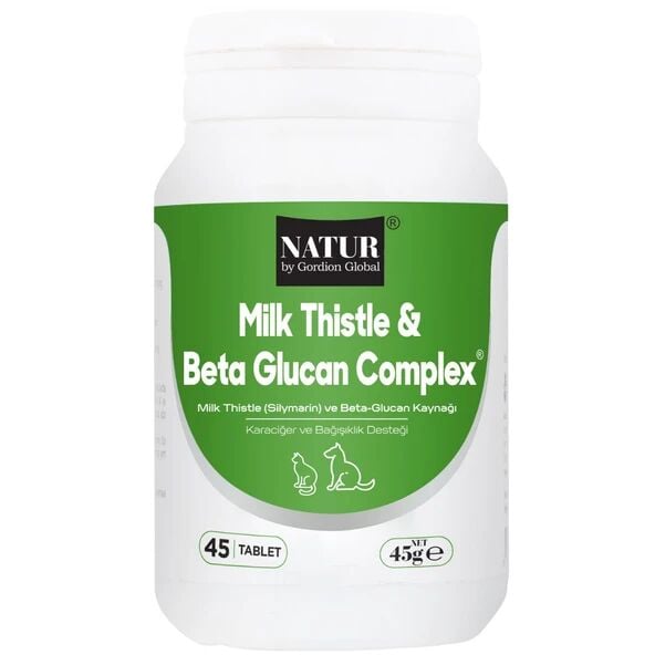 Natur Milk Thistle Beta Glucan Complex 45 Tablet skt:10/2027