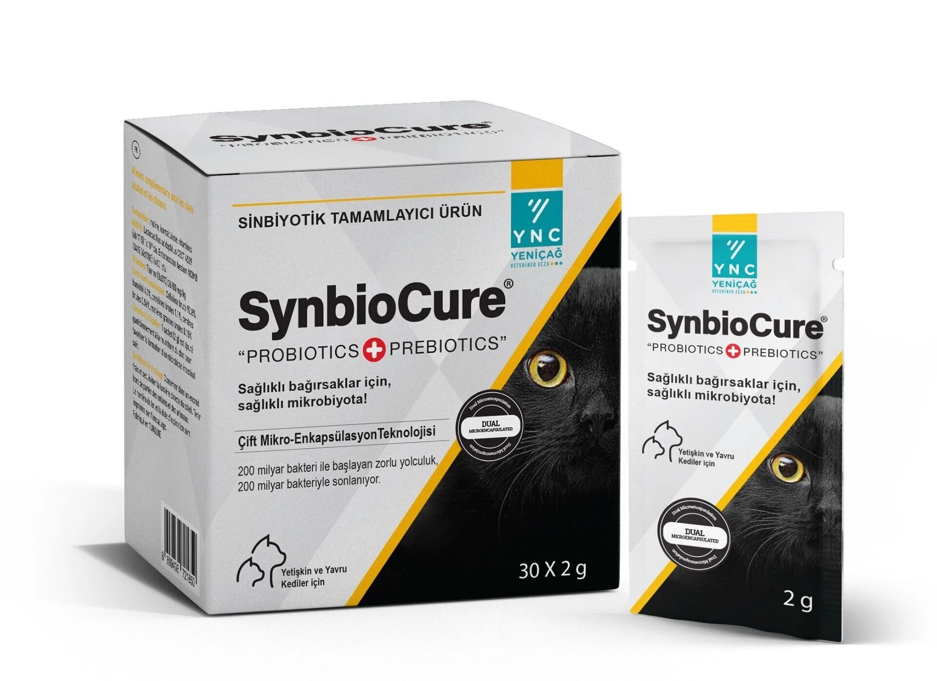 Synbiocure  Probiyotik+Prebiyotik Şase 30x2 Gr