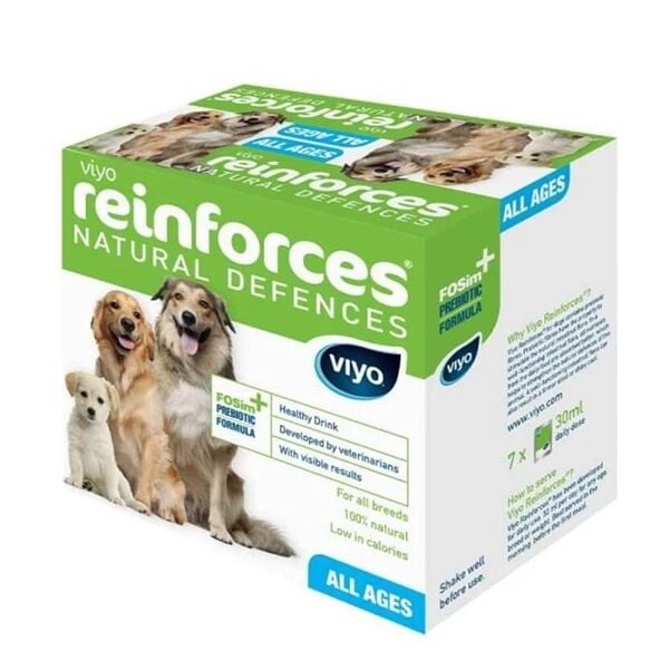 Viyo Reinforces Tüm Yaş Grubu Köpekler İçin Ek Besin Takviyesi 7 x 30 ml