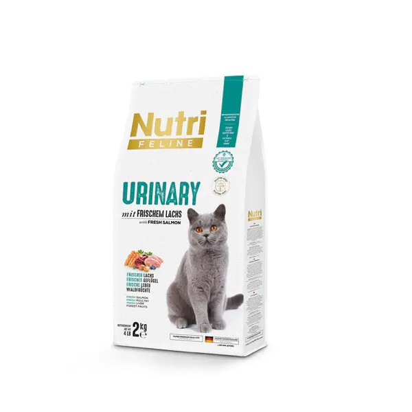 Nutri Feline Urinary Böbrek Sağlığı Destekleyici Somonlu Düşük Tahıllı Yetişkin Kedi Maması 2kg