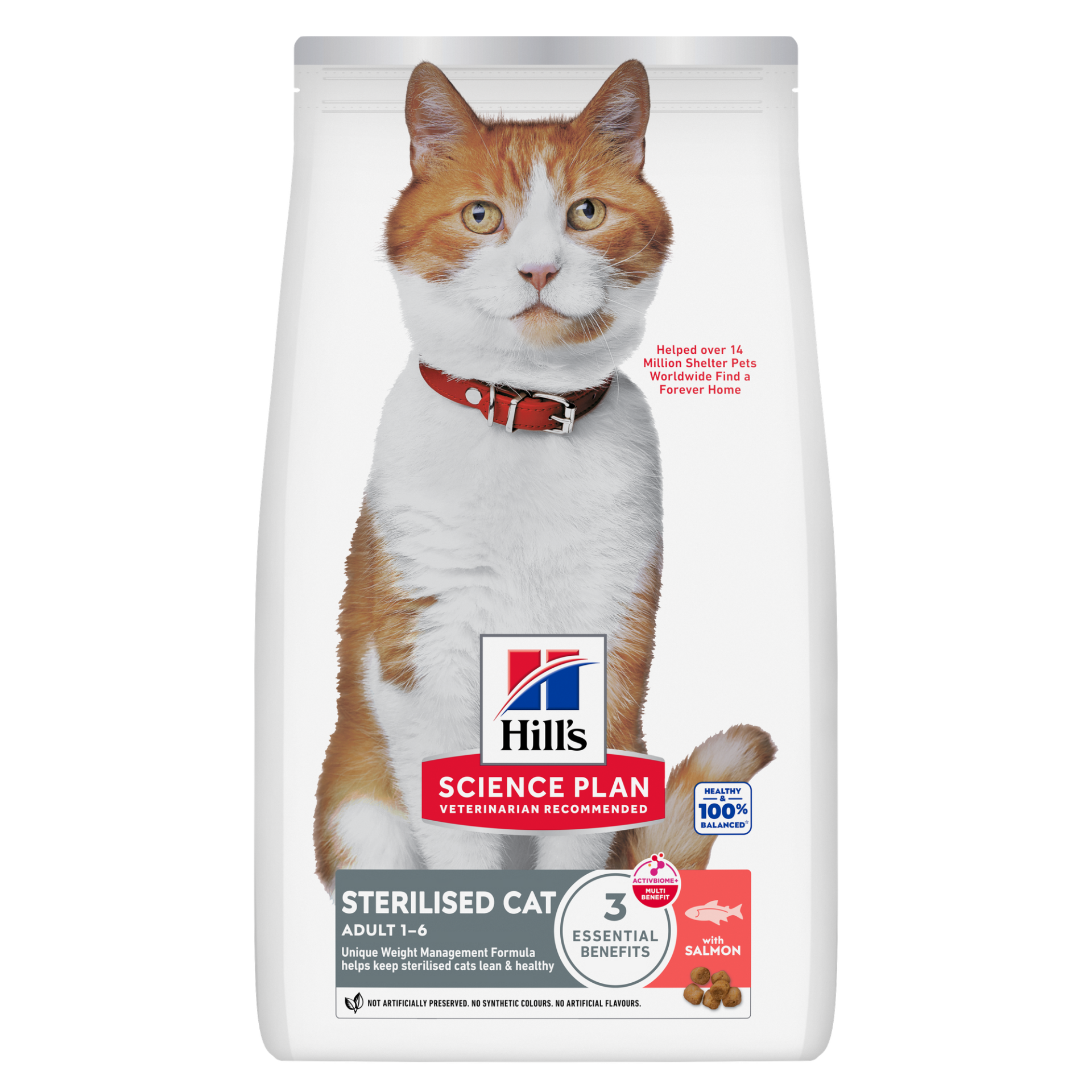 Hill's Science Plan Somonlu Kısırlaştırılmış Yetişkin Kedi Maması 8 + 2 Kg (SKT:09.2027)