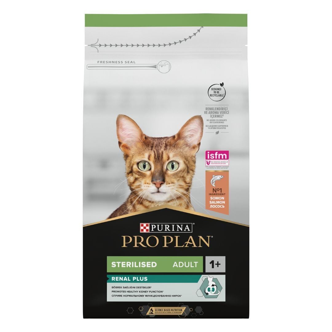 Pro Plan Renal Plus Sterilised Somonlu Kısırlaştırılmış Kedi Maması 14 Kg (SKT:01.2028)