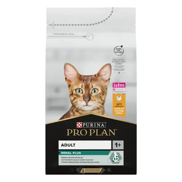 Pro Plan Renal Plus Sterilised Tavuklu Kısırlaştırılmış Kedi Maması 10 Kg (SKT:09.2027)